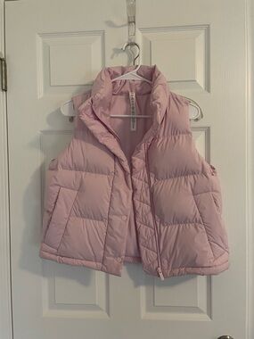 lululemon athletica Pale Pink Quilted Down Vest
